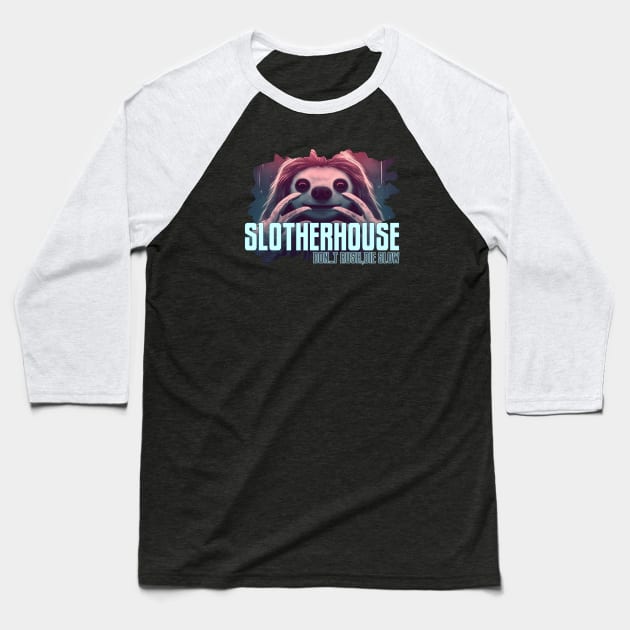 Slotherhouse Baseball T-Shirt by Pixy Official